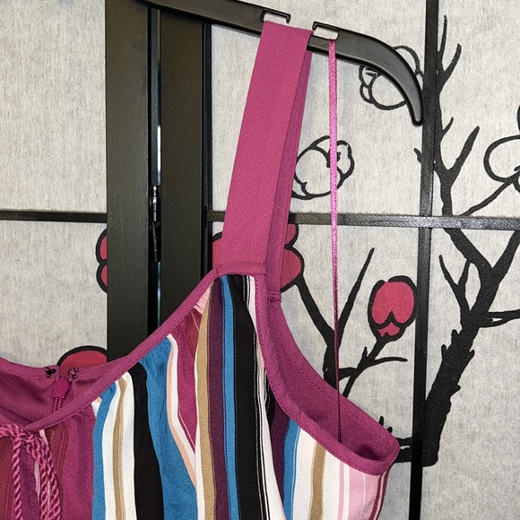 NWT Neiman Marcus English Factory ruffle dress with front tassle decor - Picture 6 of 14